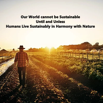 Keeping a close watch on his crops Sustainable Development